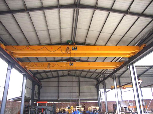 Electric double beam crane